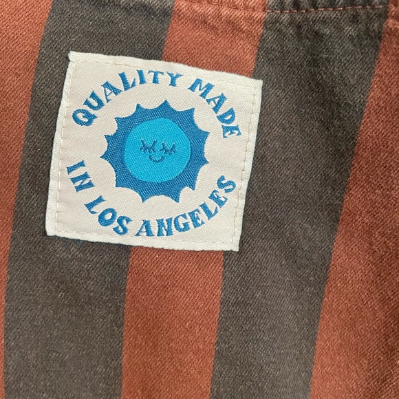 Big Bud Press striped overalls medium - Picture 5 of 7